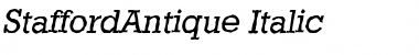 StaffordAntique Font