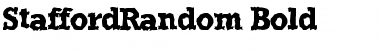 StaffordRandom Bold Font