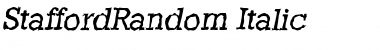StaffordRandom Font