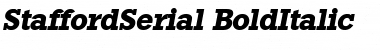 StaffordSerial Font