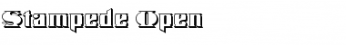 Stampede Open Font