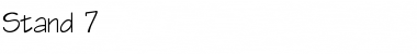 Stand 7 Font