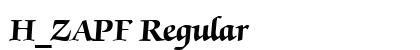 H_ZAPF Regular preview