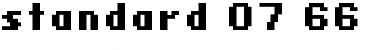 standard 07_66 Regular Font