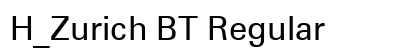 H_Zurich BT Regular preview