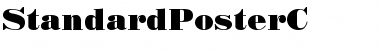 StandardPosterC Regular Font