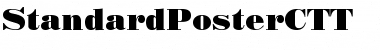StandardPosterCTT Regular Font