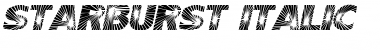 Starburst Italic Font Starburst Italic Font