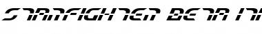 Starfighter Beta Italic Italic Font