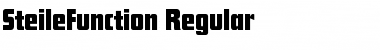 SteileFunction Regular Font