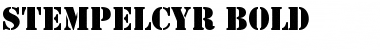 StempelCyr Bold Font