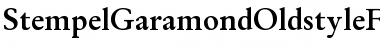 StempelGaramondOldstyleFigures Font