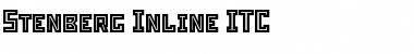 Stenberg Inline ITC Regular Font