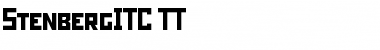 StenbergITC TT Regular Font