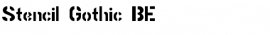 Download Stencil Gothic BE Font Download Stencil Gothic BE Font