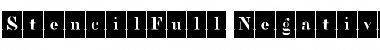 StencilFull Font