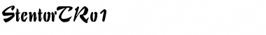 StentorTRo1 Font