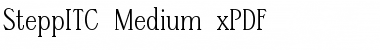 SteppITC-Medium xPDF Regular Font