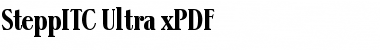 SteppITC-Ultra xPDF Regular Font