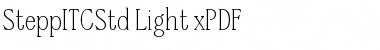 SteppITCStd-Light xPDF Font