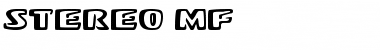 Stereo MF Font