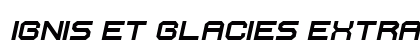 Ignis et Glacies Extra Sharp BoldItalic preview