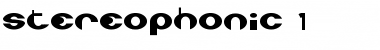 Stereophonic Font