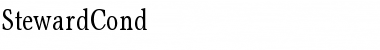 StewardCond Font