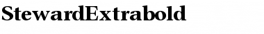 StewardExtrabold Regular Font