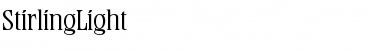 StirlingLight Font