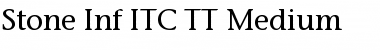 Stone Inf ITC TT Medium Font