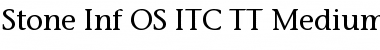 Stone Inf OS ITC TT Medium Font