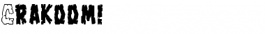 Crakoom! Font
