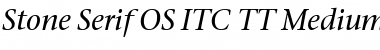 Download Stone Serif OS ITC TT Font