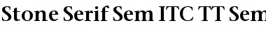 Stone Serif Sem ITC TT Font