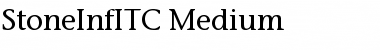 StoneInfITC Medium Font
