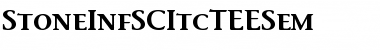 StoneInfSCItcTEESem Font