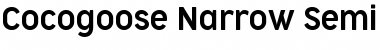 Cocogoose Narrow Trial Font