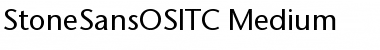 StoneSansOSITC Medium Font