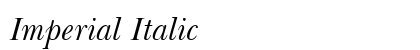 Imperial Italic Preview
