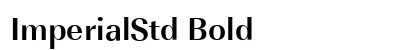 ImperialStd Bold preview