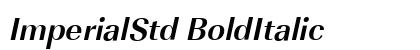 ImperialStd BoldItalic preview
