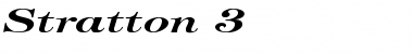 Download Stratton 3 Font Download Stratton 3 Font