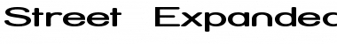 Street - Expanded Semi Regular Font