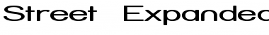 Street - Expanded Regular Font