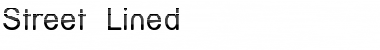 Download Street - Lined Font Download Street - Lined Font