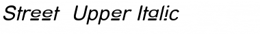 Street - Upper Font