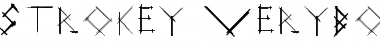 Download Strokey-VeryBold Font Download Strokey-VeryBold Font