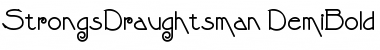 StrongsDraughtsman Font