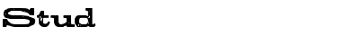 Stud Font